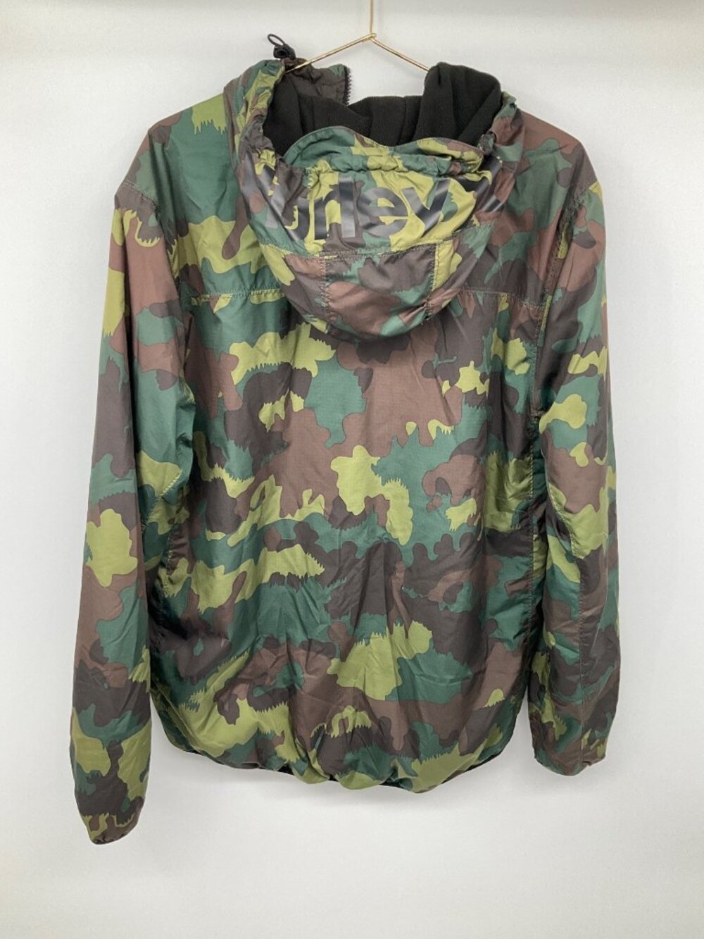 Hurley Men’s Large Camouflage Hooded Zipper Jacket Lightweight Durable - Picture 4 of 8